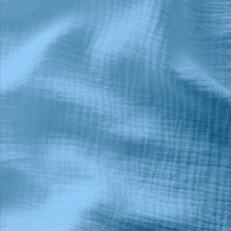 Hydrofiel Stof Riviera Blauw – Zacht, Ademend & Oeko-Tex