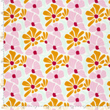 Jersey Katoen Bloemen Ecru – Zacht & Vrolijk voor Kids