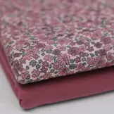 Jersey Katoen Kleine Bloemen Framboos – Zacht & Lief