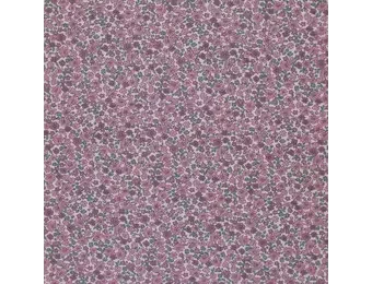 Jersey Katoen Digitale Print - Lieve Kleine Bloemen Framboos