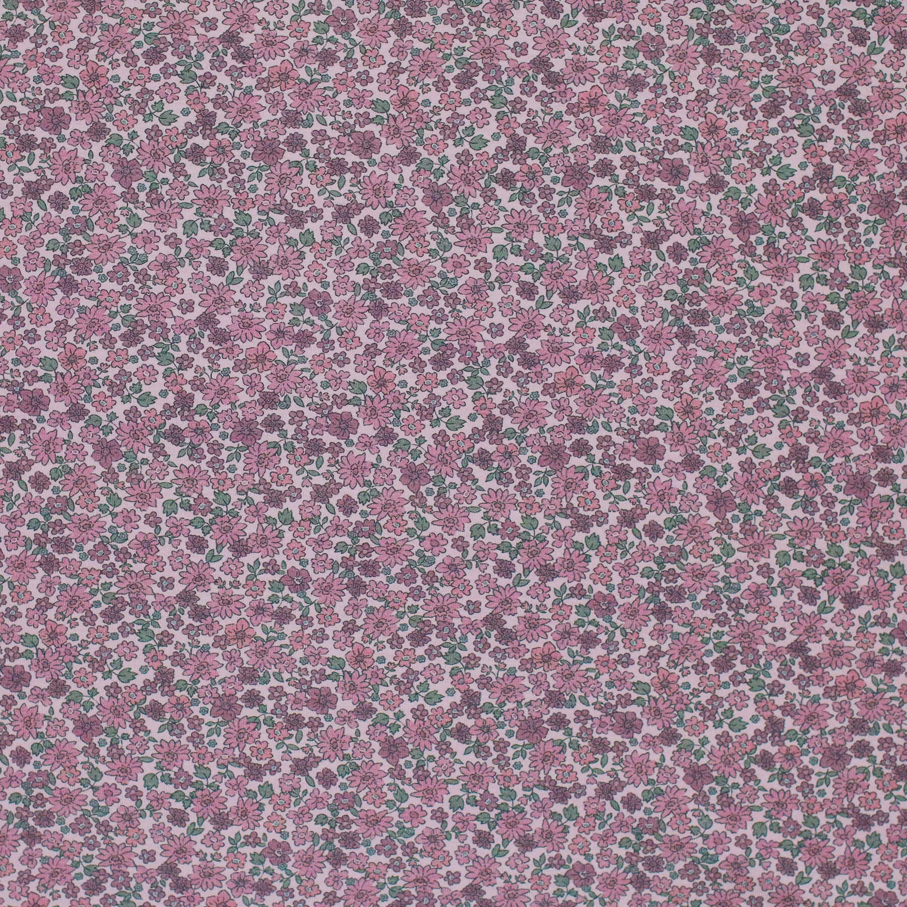 Jersey Katoen Kleine Bloemen Framboos – Zacht & Lief