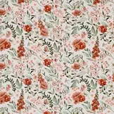 Jersey Katoen Vingerhoedskruidbloem – Zacht & Romantisch