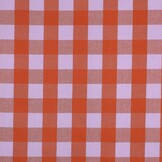 Katoen Ruiten Stof Lavendel/Oranje – Garengeverfd