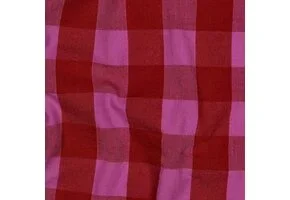 Katoen Ruiten Stof – Rood/Fuchsia