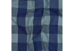 Katoen Ruiten Stof – Blauw/Groen
