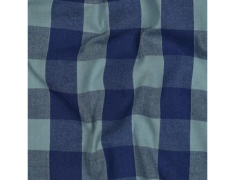 Katoen Ruiten Stof – Blauw/Groen