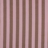 Katoen Strepen Stof Lichtroze/Bruin – Garengeverfd