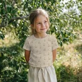 Rib Jersey Organic Eenden Naturel – Zacht, Stretchy & Super Cute