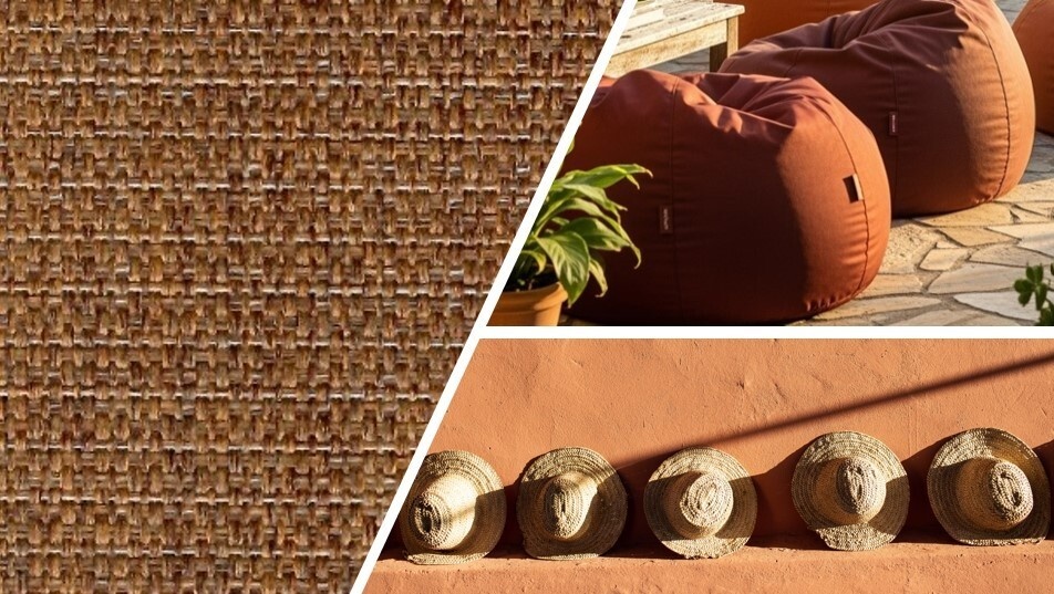 Outdoor Stof Fontelina Terra – Sterk, Weerbestendig & Kleurvast