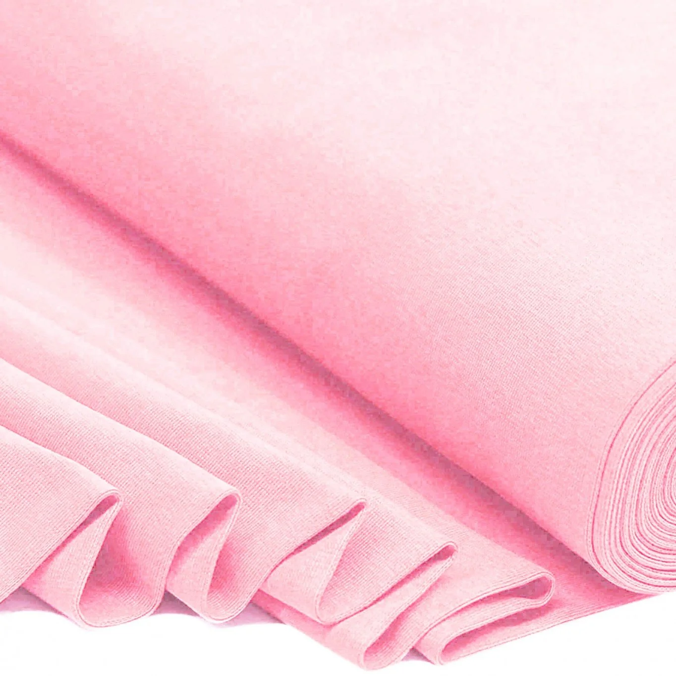 Boordstof Pastel Roze – Zacht, Rekbaar & Duurzaam