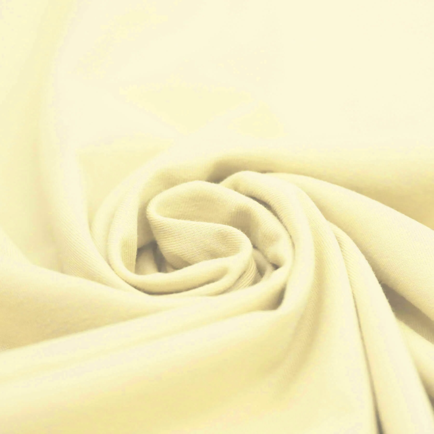 Katoenen Jersey Pastel Geel – Zacht, Rekbaar & Ademend