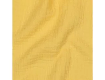 Baby Cotton – Mousseline Stof – Zacht Geel