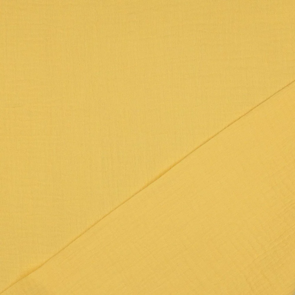 Hydrofiel Stof Zacht Geel – Zacht, Ademend & Oeko-Tex