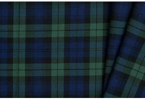 Schotse Ruit Stof Black Watch Groot