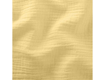 Baby Cotton – Mousseline Stof – Vanille Geel
