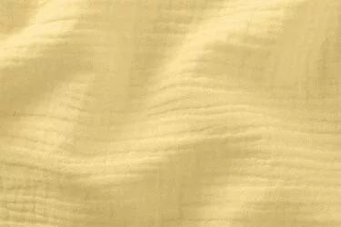 Baby Cotton – Mousseline Stof – Vanille Geel