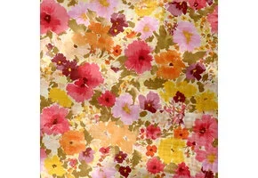 Hydrofiel Stof Digitale Print – Zomerbloemen