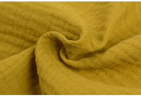 Baby Cotton – Mousseline Stof - Gold