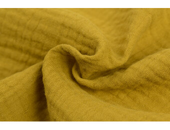 Baby Cotton – Mousseline Stof - Gold