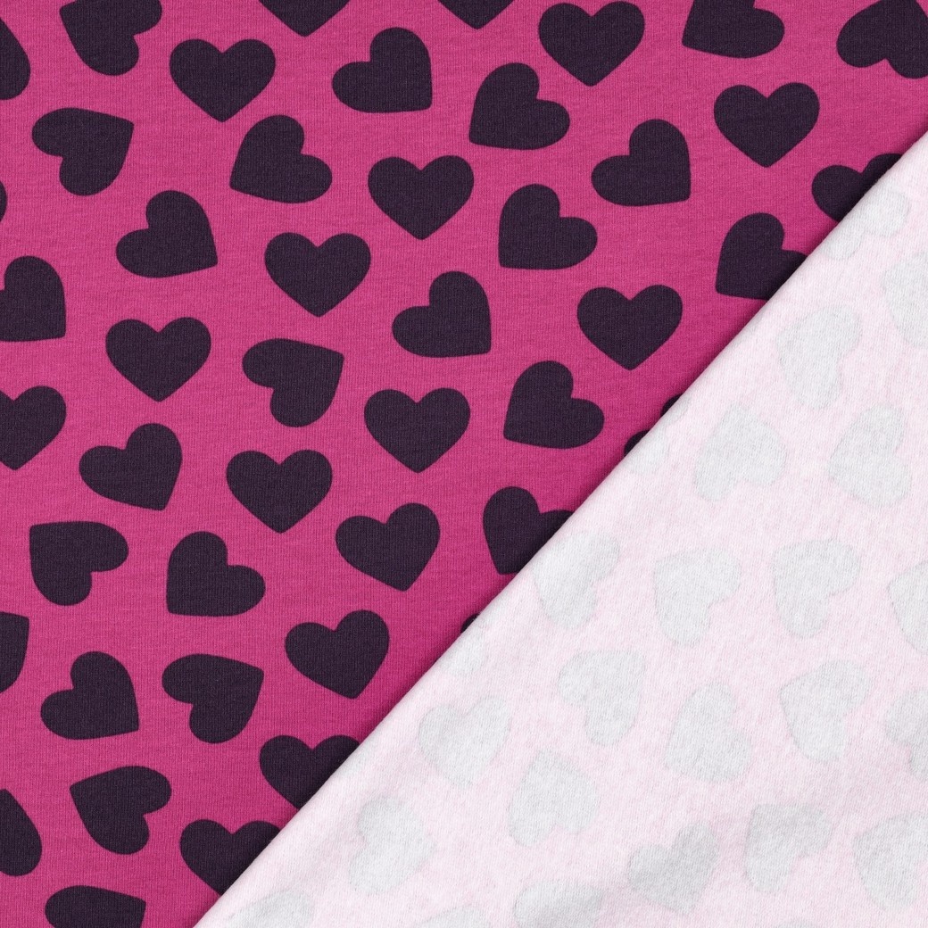 Soft Sweat Kleine Hartjes Paars – Trendy & Speels