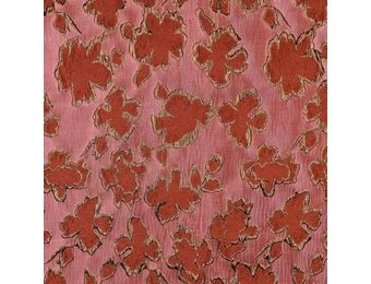 Jacquard Bloemen Oud Roze