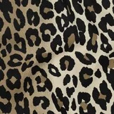 Stretch Katoen Twill Luipaardprint Bruin – Stoer & Rekbaar