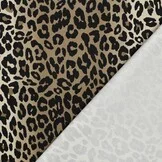 Stretch Katoen Twill Luipaardprint Bruin – Stoer & Rekbaar