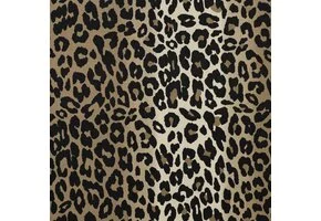 Stretch Katoen Twill Luipaardprint – Bruin
