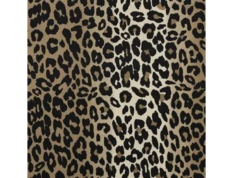 Stretch Katoen Twill Luipaardprint – Bruin