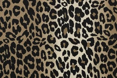 Stretch Katoen Twill Luipaardprint – Bruin
