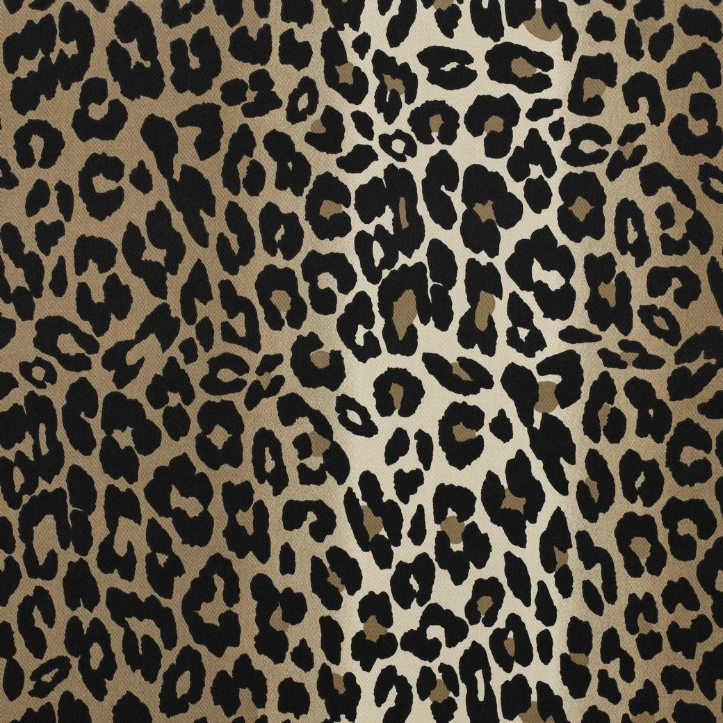 Stretch Katoen Twill Luipaardprint Bruin – Stoer & Rekbaar