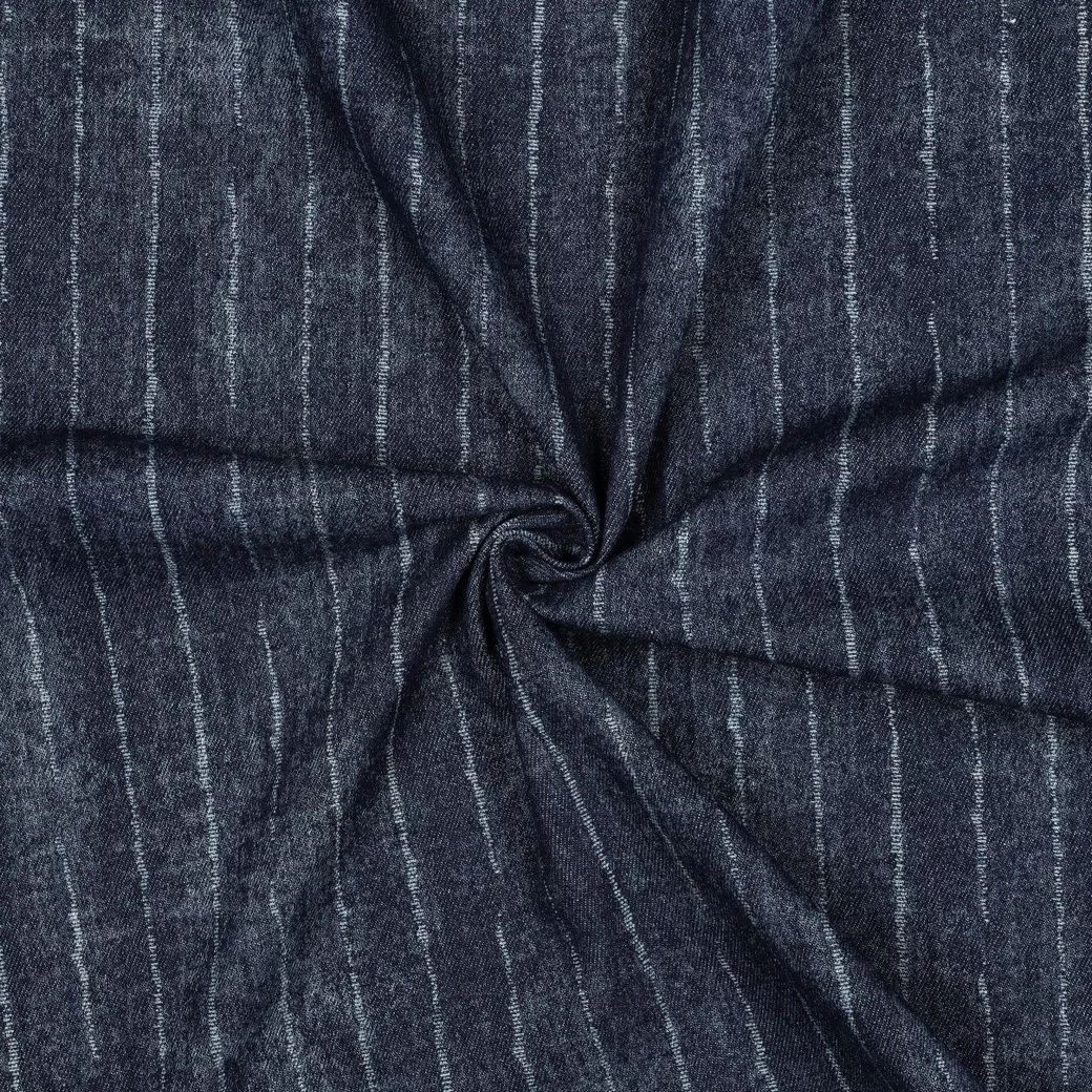 Denim Strepen Indigo – Stevig, Trendy & Veelzijdig