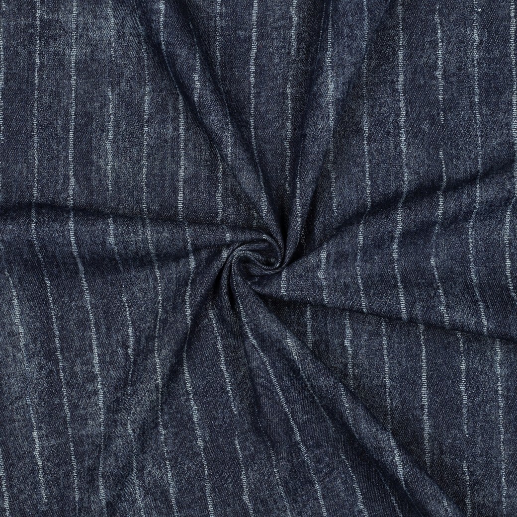 Denim Strepen Indigo – Stevig, Trendy & Veelzijdig