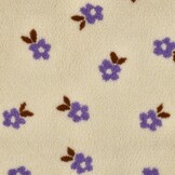 Teddy Stof Bloemen Ecru – Zacht, Warm & Trendy