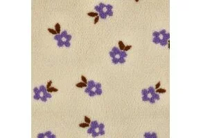 Teddy Stof Bloemen – Ecru