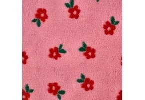 Teddy Stof Bloemen – Zacht Roze