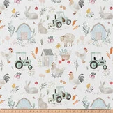 Katoen Poplin Boerderij Dieren – Zacht & Lief