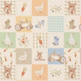 Katoen Poplin Magdy Boerderij Patchwork – Zacht & Lief