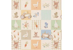 Katoen Poplin Stof – Magdy Boerderij Patchwork