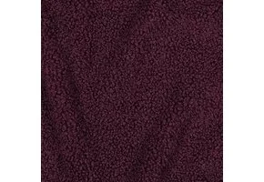 Teddy Fur Stof - Aubergine