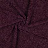Teddy Fur Stof Aubergine – Zacht, Warm & Knus