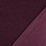 Teddy Fur Stof Aubergine – Zacht, Warm & Knus
