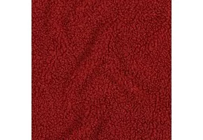 Teddy Fur Stof - Rood