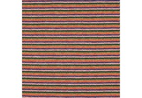 Gebreide Jacquard Stof Strepen – Multicolor