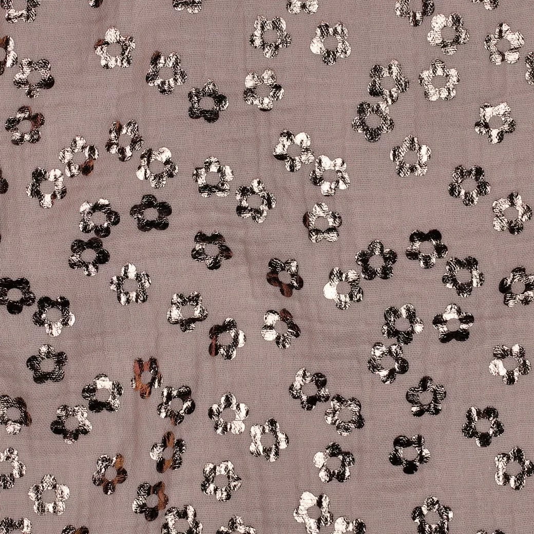 Hydrofiel Foil Madeliefjes Zachtroze – By Poppy  meets Pommé