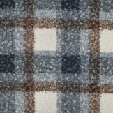 Bouclé Stof Ruiten Blauw – Trendy, Zacht & Warm