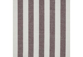 Katoen Garengeverfd Strepen – Aubergine
