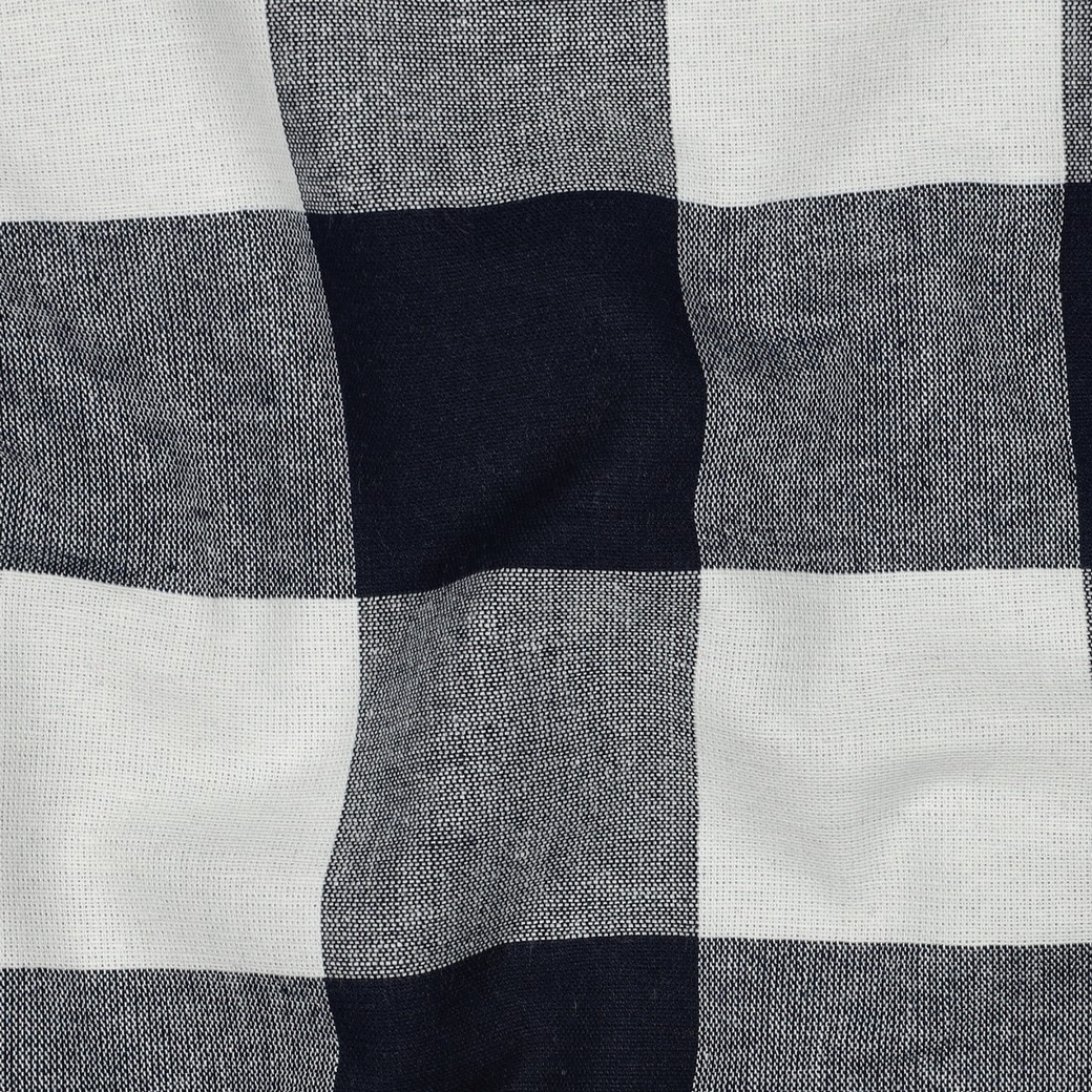 Katoen Garengeverfd Ruiten Marineblauw – Tijdloos & Stijlvol