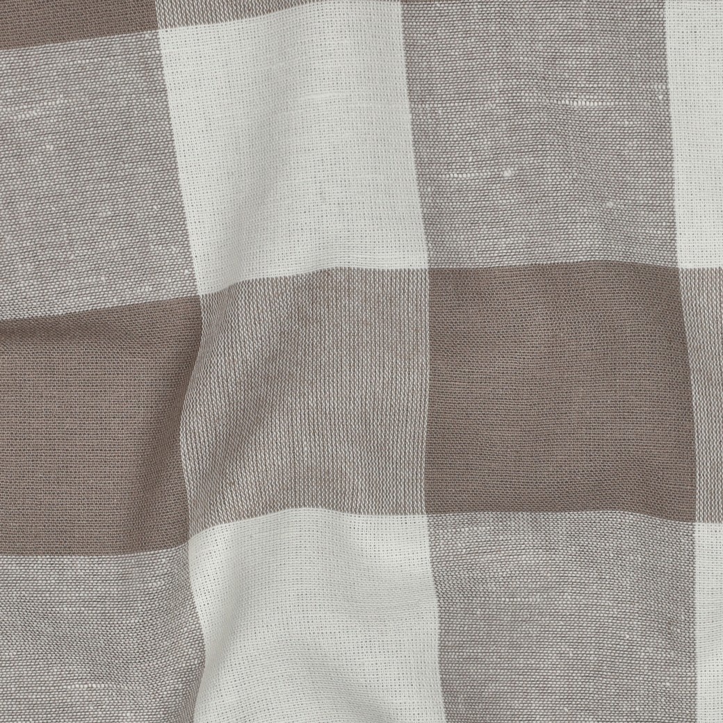 Katoen Garengeverfd Ruiten Beige – Tijdloos & Stijlvol