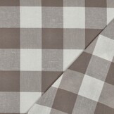 Katoen Garengeverfd Ruiten Beige – Tijdloos & Stijlvol